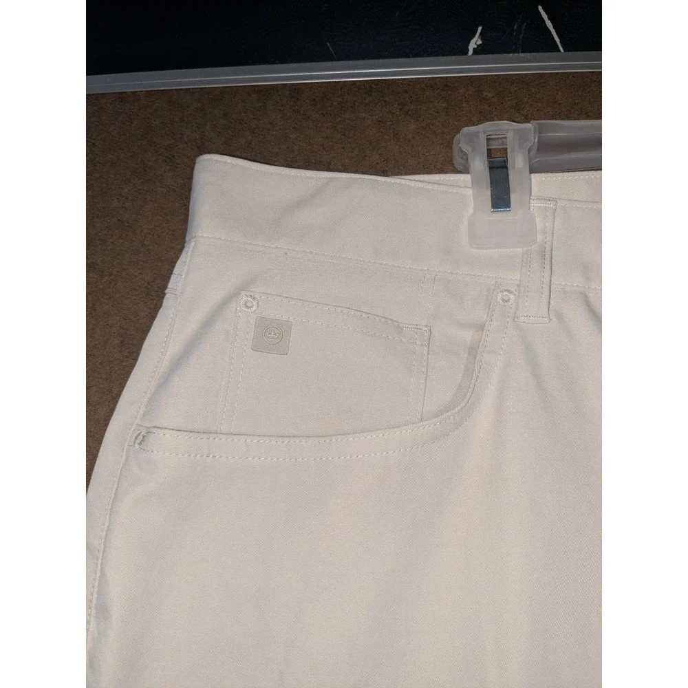 Peter Millar Mens 44x32 Crown Sport Performance Five-Pocket Pants Stone ME0EB66F